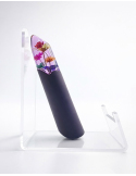 Vibromasseur Bullet compact en silicone doux avec 12 modes de vibration