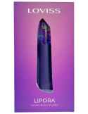 Vibromasseur Bullet compact en silicone doux avec 12 modes de vibration