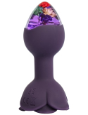 Plug anal vibrant avec télécommande et fleurs éternelles