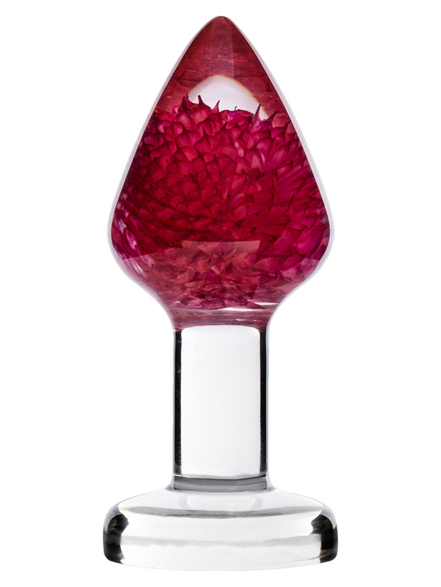 Butt plug en résine avec fleur...