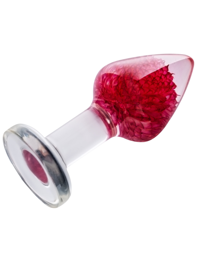 Butt plug en résine avec fleur...