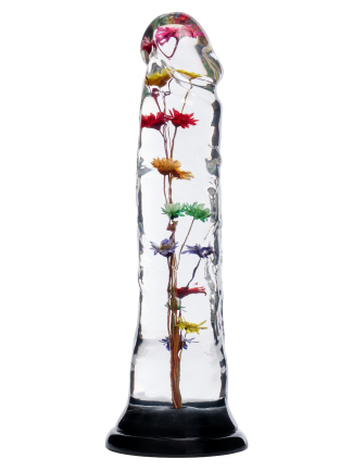 Dildo transparent avec...