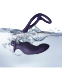 Plug prostatique avec anneaux pénien et testiculaires et vibromasseur rechargeable