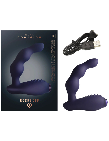 Stimulateur prostatique et périnéal ergonomique en silicone doux