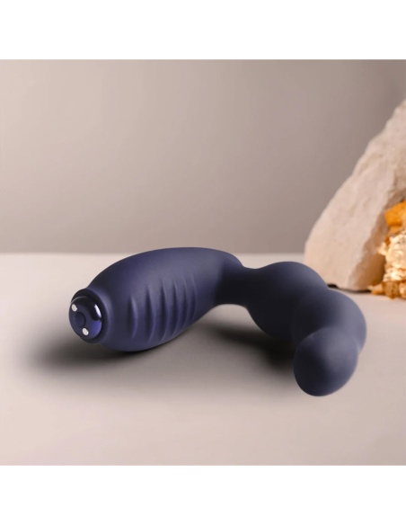 Stimulateur prostatique et périnéal ergonomique en silicone doux