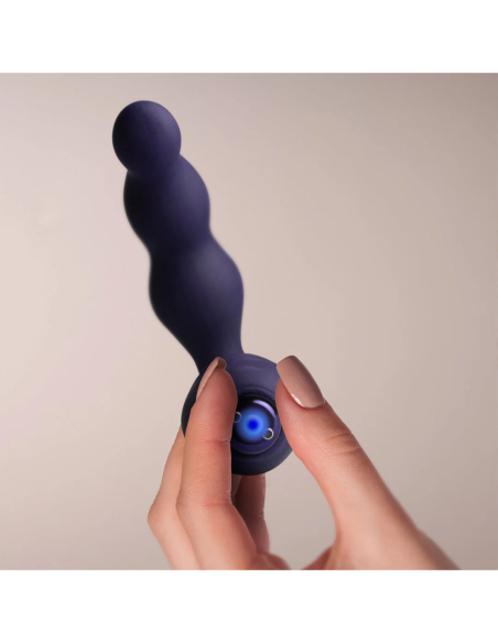 Stimulateur prostatique et périnéal ergonomique en silicone doux