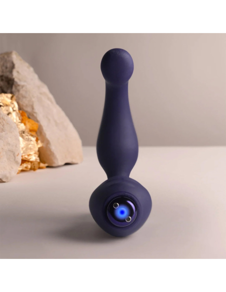 Prostaatstimulator silicone doux avec 16 modes de vibration