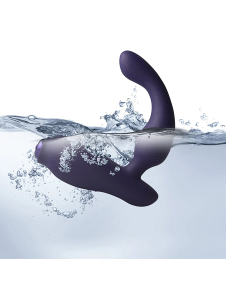 Prostaatstimulator silicone doux avec 16 modes de vibration