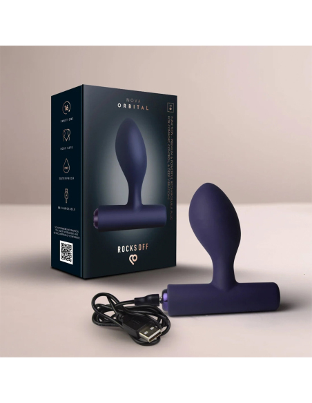 Vibromasseur prostatique rechargeable en silicone doux avec 16 modes