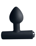 Vibromasseur prostatique compact en silicone doux avec 16 modes de vibration