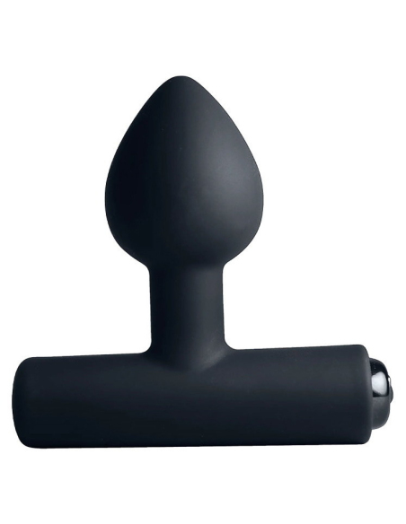 Vibromasseur prostatique compact en silicone doux avec 16 modes de vibration