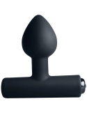 Vibromasseur prostatique compact en silicone doux avec 16 modes de vibration