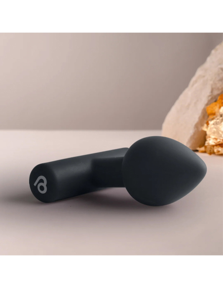 Vibromasseur prostatique compact en silicone doux avec 16 modes de vibration