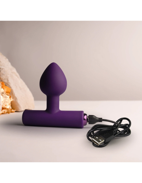 Vibromasseur prostatique compact et puissant en silicone doux