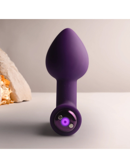 Vibromasseur prostatique compact et puissant en silicone doux
