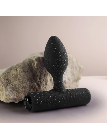 Vibromasseur prostatique fin rechargeable en silicone doux
