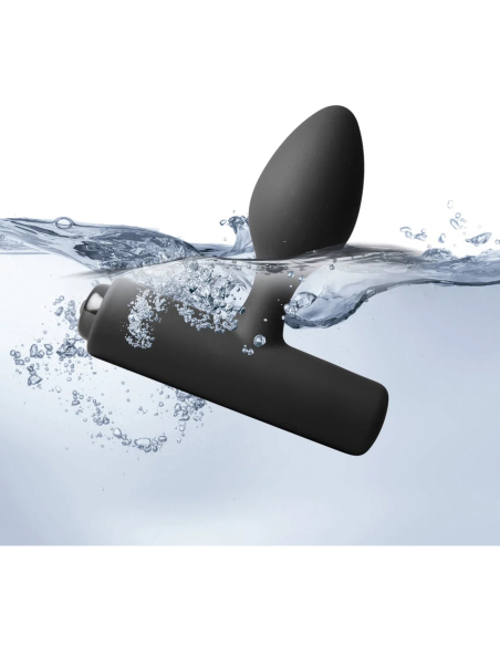 Vibromasseur prostatique fin rechargeable en silicone doux