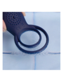 Anneau vibrant en silicone doux pour couples