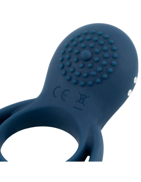 Anneau vibrant en silicone doux pour couples