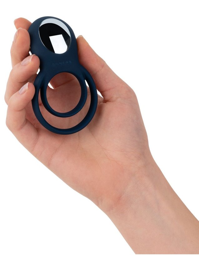 Anneau vibrant en silicone doux pour...