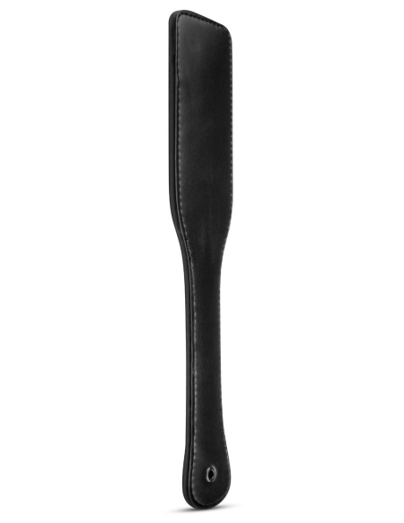 Paddle en cuir synthétique noir pour jeux BDSM - vue 4