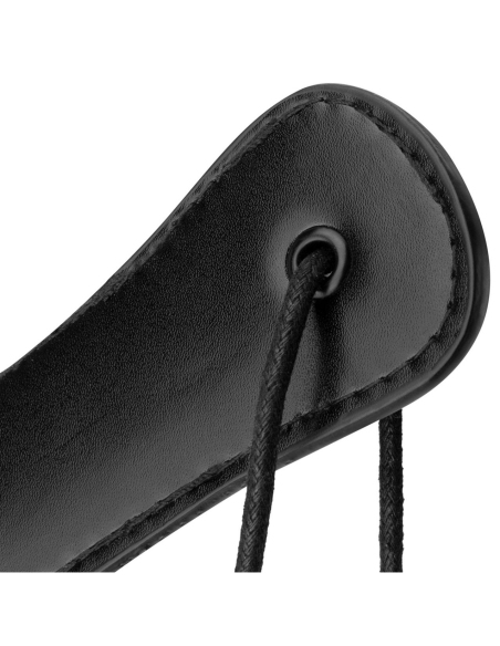 Paddle en cuir synthétique noir pour jeux BDSM - vue 7