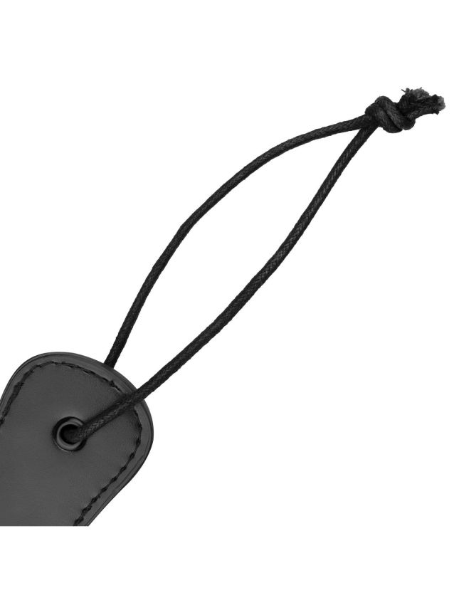 Paddle en cuir synthétique noir pour jeux BDSM - vue 8