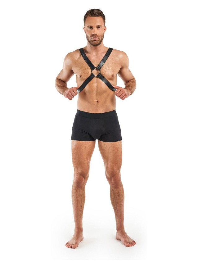 Harnais de bondage réglable en simili...