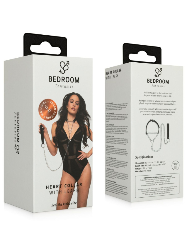 Collier avec chaîne argenté pour jeux BDSM élégants - vue 7
