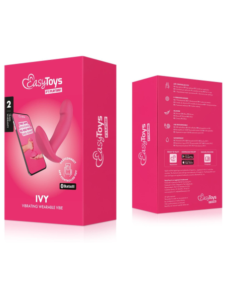 Vibromasseur portable connecté Ivy pour stimulation mains libres