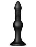 Gode anal rigide avec texture nervurée et insertable de 25 cm