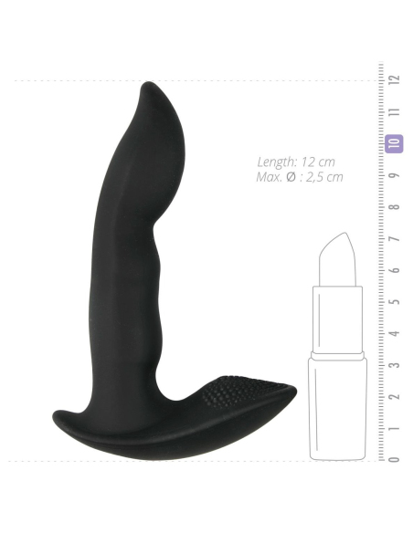 Vibromasseur prostatique en silicone doux pour une stimulation précise