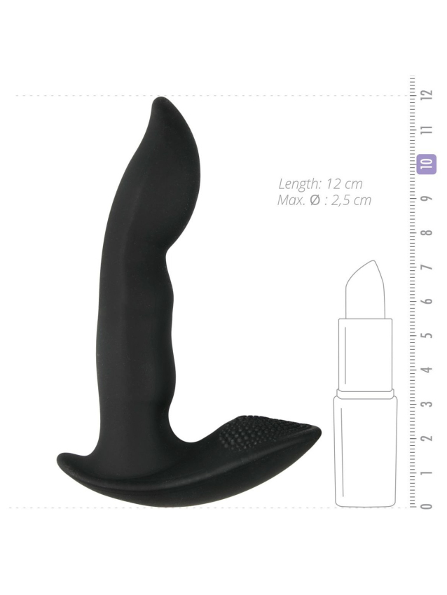 Vibromasseur prostatique en silicone...