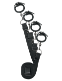 Système de menottes réglables pour lit en simili cuir