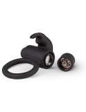 Anneau vibrant avec stimulateur lapin pour couple