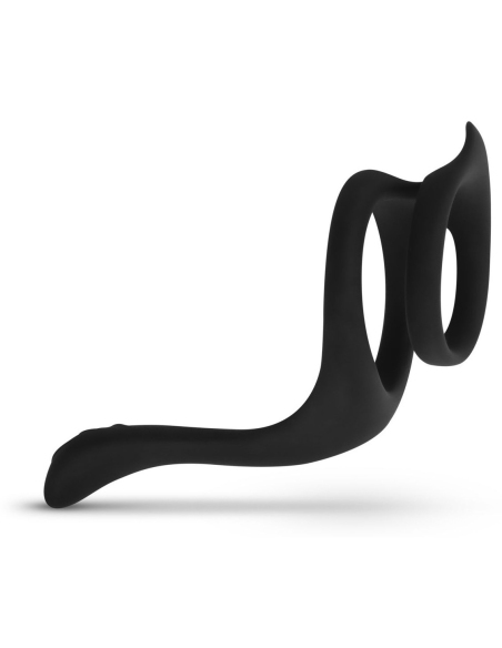 Anneau pénien en silicone doux avec stimulation périnéale