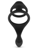 Anneau pénien en silicone doux avec stimulation périnéale
