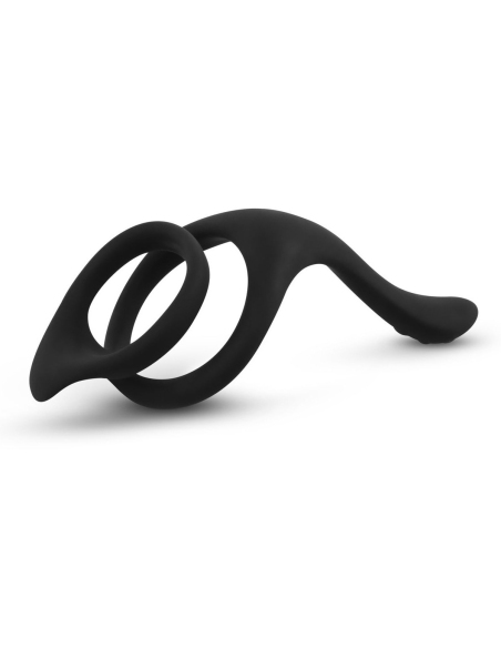 Anneau pénien en silicone doux avec stimulation périnéale