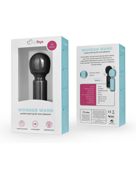 Mini vibromasseur wand rechargeable en silicone doux