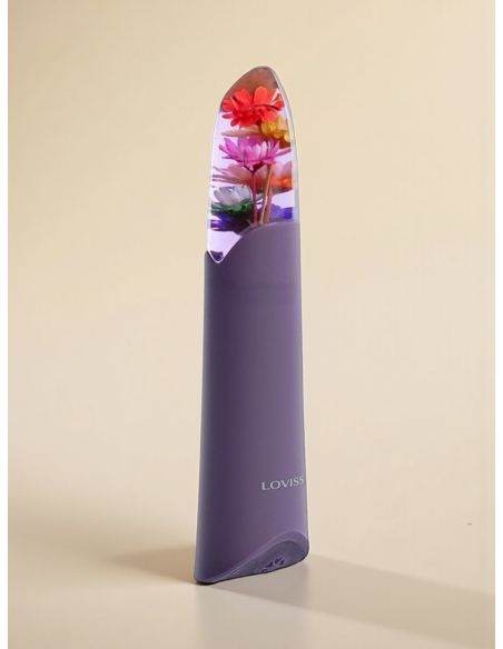 Vibromasseur Bullet compact en silicone doux avec 12 modes de vibration