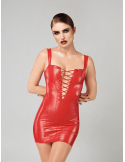 Mini robe lacée rouge F364 Bombshell - L, M, S, XL, XXL, XXXL