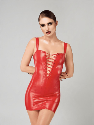 Mini robe lacée rouge F364 Bombshell - L, M, S, XL, XXL, XXXL