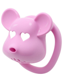 Cage de chasteté Rose tête d'ours 5 x 3.1 cm