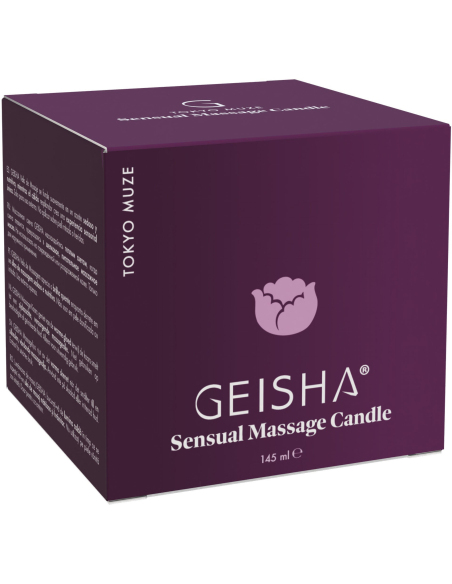 Bougie de massage sensuel au lys blanc et violettes 145 ml