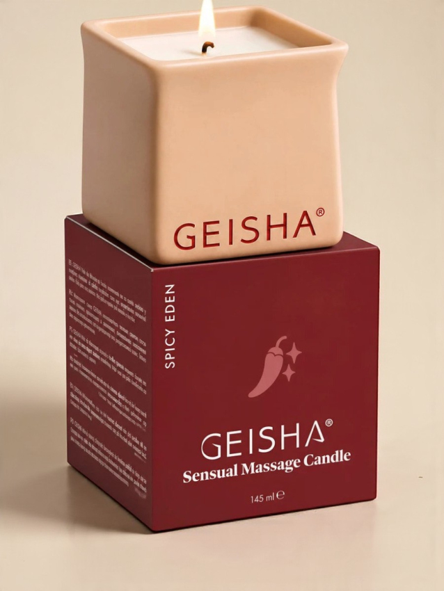 Bougie de massage sensuel au parfum...