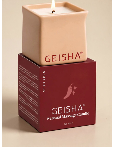 Bougie de massage sensuel au parfum épicé 145 ml