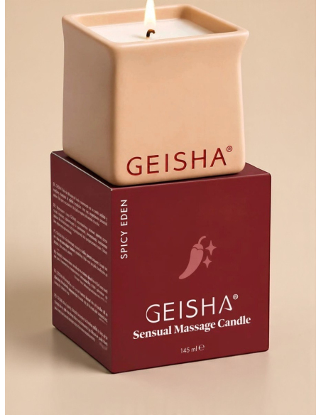Bougie de massage sensuel au parfum épicé 145 ml
