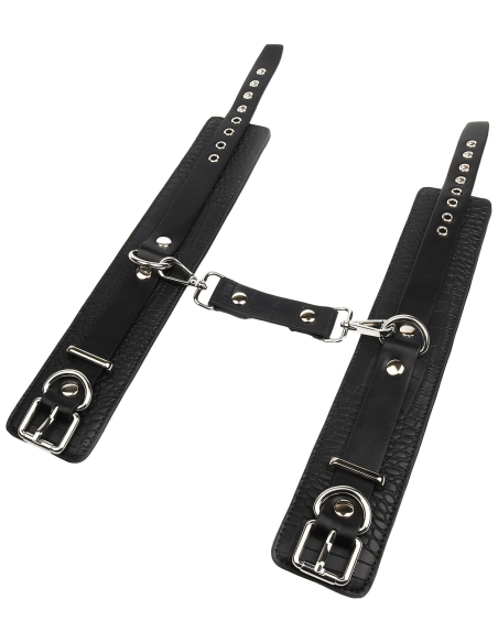 Menottes de chevilles Croco Noires - vue 4