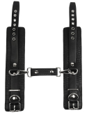 Menottes de poignets Croco Noires - vue 2
