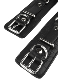 Menottes de poignets Croco Noires - vue 6